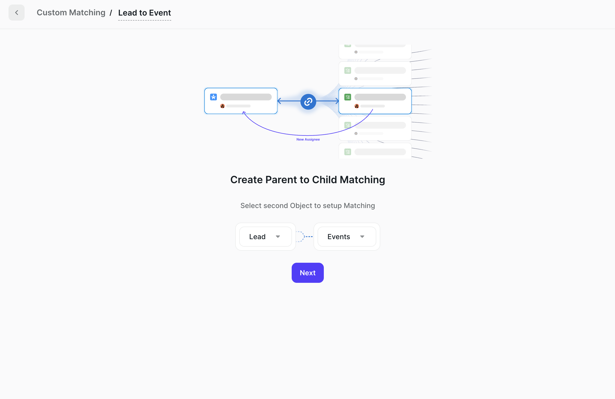 Select the parent and child objects