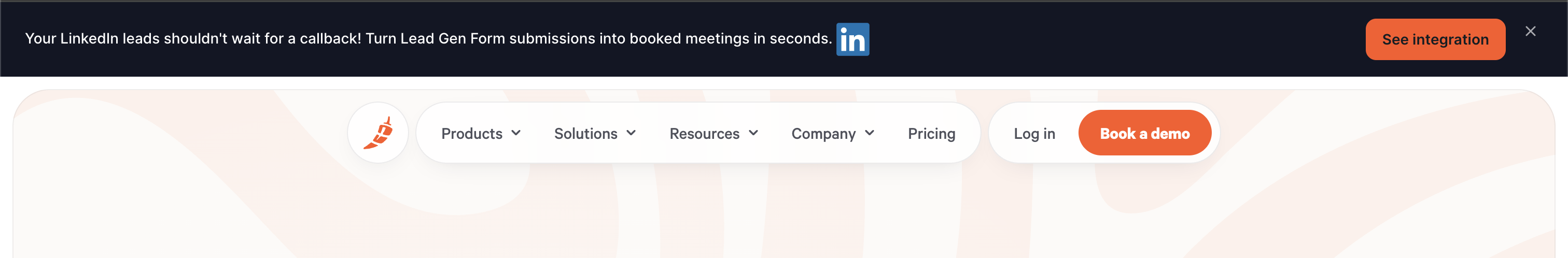 The Announcement banner on a live site, with a logo inline between the copy and the call-to-action